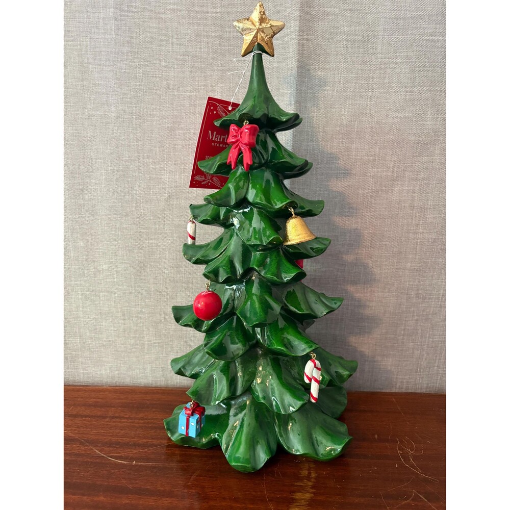 Martha Stewart Holiday Collection Decorated Tabletop Christmas Tree NWT's